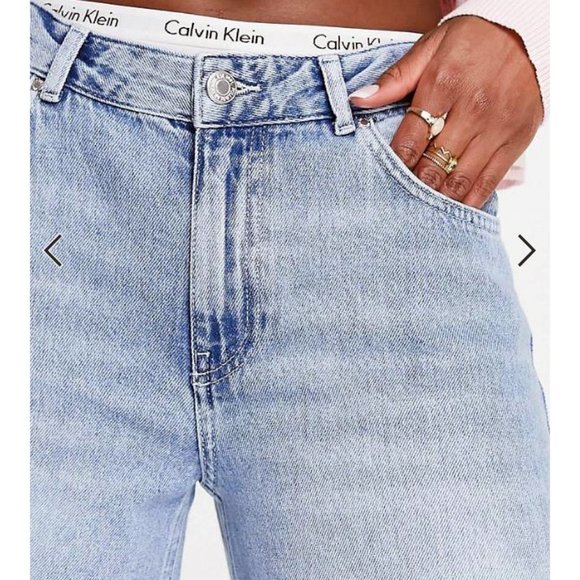 Perfect wide leg slouch jeans in medium blue, new! Size 6 (EUR 38, MEX 28) - Picture 4 of 4